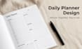 design daily weekly monthly planner, budget sheet, habit tracker