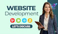build rebuild custom website development full stack front end back end developer