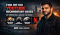 do professional youtube video editing for you