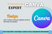 design editable canva social media posts for your brand