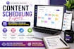 schedule and manage your social media content professionally
