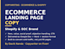 write high converting website landing page copy that sells