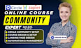 circle so setup circle online community online course community website manager