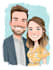 make family or couple caricature