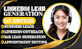 do linkedin outreach and appointment setting for b2b sales