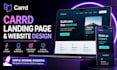 design carrd landing page, carrd website, carrd design