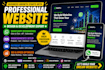 build a modern business website with whatsapp integration