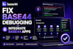 fix base44 debugging errors and integrate base44 apps