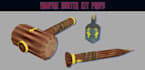 create game ready 3d props and weapons