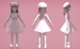 create game ready 3d low poly characters
