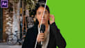replace green screen with a luxury background