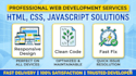fix html css bugs and make your website responsive