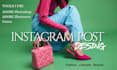 eye catching instagram flyer design for business promotion