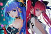 create anime character illustration with soft shadows