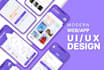 create your app and website design in figma, ui design, wireframes