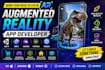 develop augmented reality ar app for ios android webar unity vuforia arkit arcor