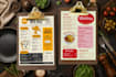 design modern menu restaurant menu digital menu