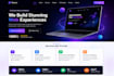 create a modern responsive website using HTML,  CSS, js