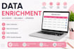 provide accurate and verified data enrichment