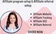 create a wordpress affiliate website with SEO and tracking