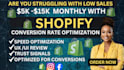 do conversion rate optimization shopify cro shopify audit