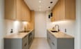 design kitchen cabinet wardrobe and bathroom vanity with 3d rendering