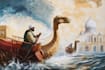 create oil painting illustration with balanced lighting