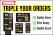 do restaurant menu design food menu digital menu digital menu board food menu