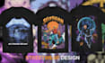 create amazing streetwear design illustration for tshirt