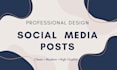 design modern and eye catching canva soical media posts