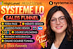 build your gohighlevel funnel and automation