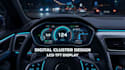 create automotive digital cluster with lcd tft display integration
