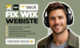 fix wix website, edit wix site, wix mobile responsiveness, wix redesign