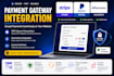 integrate secure payment gateway stripe, paypal razorpay,rapid in your website