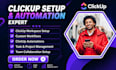 setup your clickup project management board clickup automation expert clickup