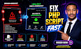 fix install and customize codecanyon php script fast
