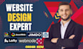 design website using jouwweb jimdo webnode lofty crm onepage kvcore