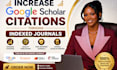 increase google scholar citations through indexed journals