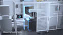 do cinematic 3d industrial animation, factory process, mechanical and product