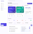 design modern dashboard UI UX in figma