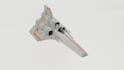 create a detailed 3d spaceship model for games or animations