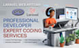 develop web apps in laravel, PHP