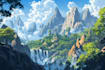 design stunning fantasy landscape