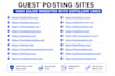 build high DR guest post backlinks dofollow SEO