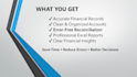 do the bank reconciliation and account reconciliation
