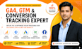 setup ga4, google ads conversion tracking, enhanced ecommerce and GTM track