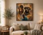 create a custom pet portrait digital download