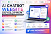 build ai chatbot website with automation, chatbot integration and CRM workflows