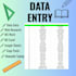 do accurate data entry, excel data entry and web research