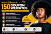 submit coupon codes manually to 150 popular website coupon code submission